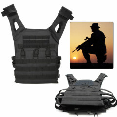 Bulletproof Body Vest Front Back Plates Armor Tactical Jacket Guard Security NEW