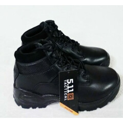 5.11 Tactical A.T.A.C. 6" Boots 2.0 Size 8 Black Leather Style 12002 New in Box
