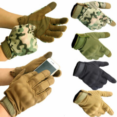 Tactical Gloves Touch Screen Full Finger Military Army Combat Hunting Shooting
