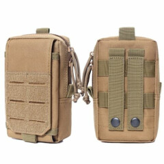 US Tactical Molle EDC Pouch Small Utility Military Gadget Belt Waist Phone Pack