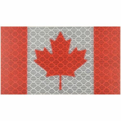 Reflective Canada Flag - 2x3.5 Patch