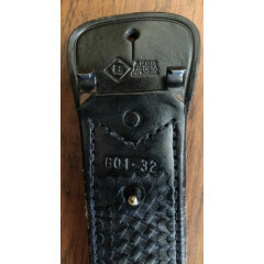 Aker B01 - 32 Black Leather Police Gun Duty Belt 