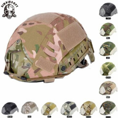 Tactical Camo Helmet Cover Skin For Airsoft Protective Gear BJ PJ MH Fast Helmet