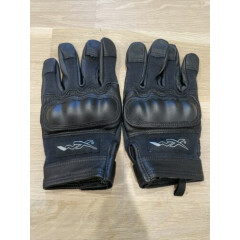 Wiley X CAG1 Gloves Medium Black Hard Knuckles Shooting Tactical Military Army