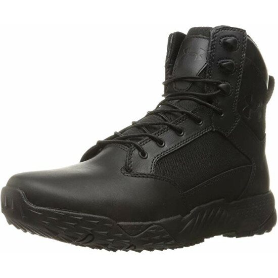 Under Armour Men's Stellar Tac Military & Tactical Boot, Black, Wide (2E) US {12}
