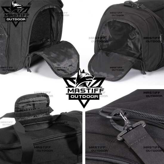 Mastiff Outdoor Tactical Duffel Bag 1000D Nylon MOLLE Military Travel Duffle {10}