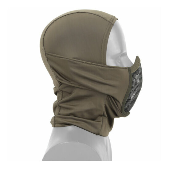 Tactical Full Face Mask Balaclava Mask Helmet Liner Cap CS Mask Hunting Outdoor {18}