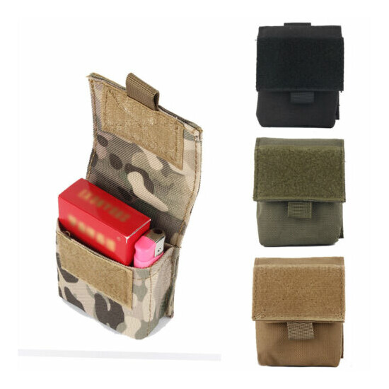 Tactical Molle Cigarettes Lighter Pouch EDC Utility Cigar Waist Pack Case Bags {3}