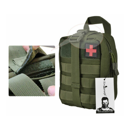 Tactical MOLLE Rip Away EMT IFAK Medical Pouch First Aid Kit Utility Bag US Send {4}