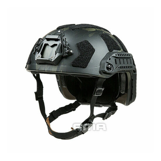 FMA Tactical Airsoft Paintball SF Super High Cut Helmet BK/DE/FG M/L L/XL {18}