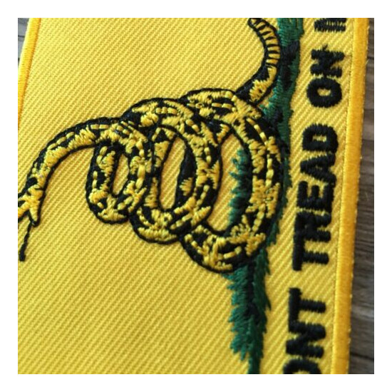 Gadsden Don't Tread On Me Patch, Yellow {2}