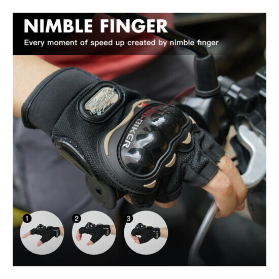 Touch Screen Tactical paintball Airsoft Shooting Hard Knuckle Half Finger Gloves {6}