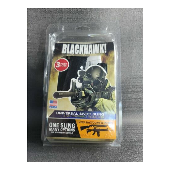 BLACKHAWK SWIFT Sling Black Versatile 3 Point Sling Open Box {1}