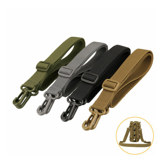 Tactical Shoulder Strap 61.02*1.49in Nylon Adjustable Replacement Straps Durable {1}