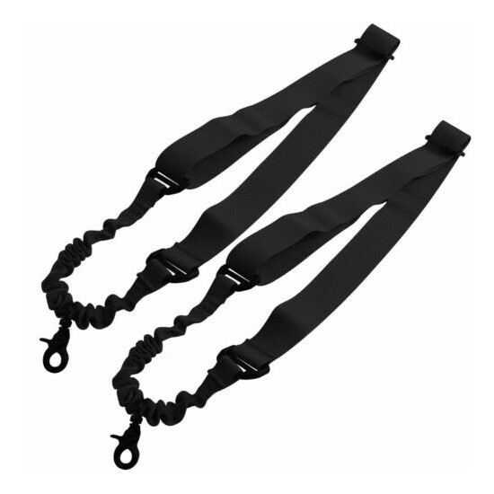 Tactical One Single Point Sling Strap Rifle Gun Sling Adjustable with QD Buckle {14}