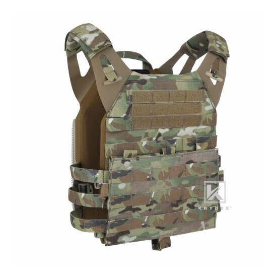 KRYDEX JPC 2.0 Jump Plate Carrier MOLLE Panel Tactical Body Armor Vest Camo {7}