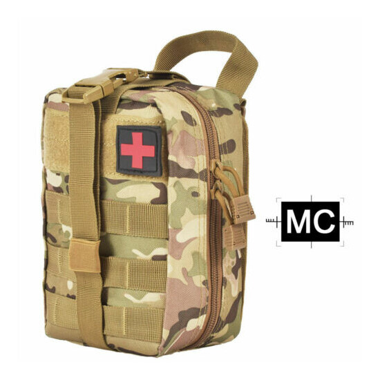 Tactical MOLLE Rip Away EMT IFAK Medical Pouch First Aid Kit Utility Bag US Send {11}
