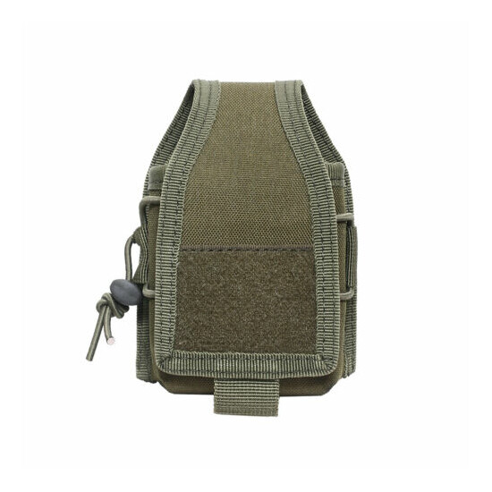 Military Tactical Molle Radio Pouch Interphone Storage Bag Walkie Talkie Holder {19}