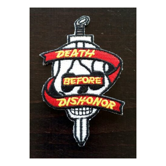 Death Before Dishonor Military Patch {2}