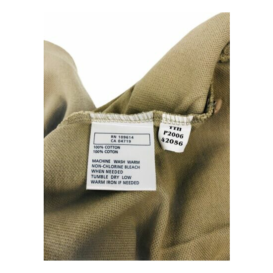 5.11 Tactical Mens Medium Long Sleeve Professional Polo Shirt Tan 42056 NWT {11}