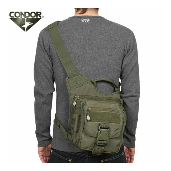 Condor 156 EDC Double Zipper Waist/Shoulder Padded Utility Concealment Bag {12}