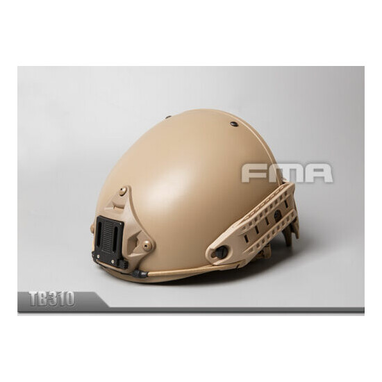 FMA Outdoor Tactical 2 in 1 CP Helmet DE (M/L) Airsoft Paintball Cs game TB310-M {3}