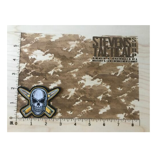 Skull with Crossed Bullets Patch {2}