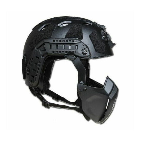 FMA Tactical Airsoft SF Helmet + Half Face Mask M/L L/XL 1*set TB1365 {4}