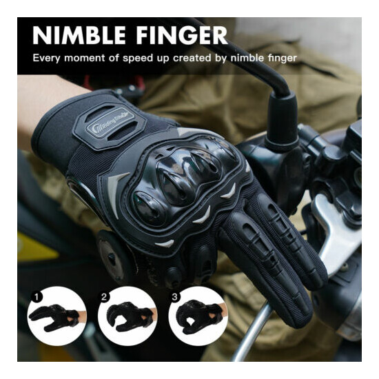 Tactical Full Finger Gloves Military Combat Airsoft Shooting Motorcycle Gear US {9}