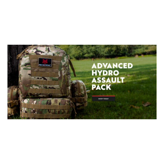 NEW Advanced Hydro Assault Pack MOLLE Hiking Hunting Backpack w Bladder MULTICAM {12}