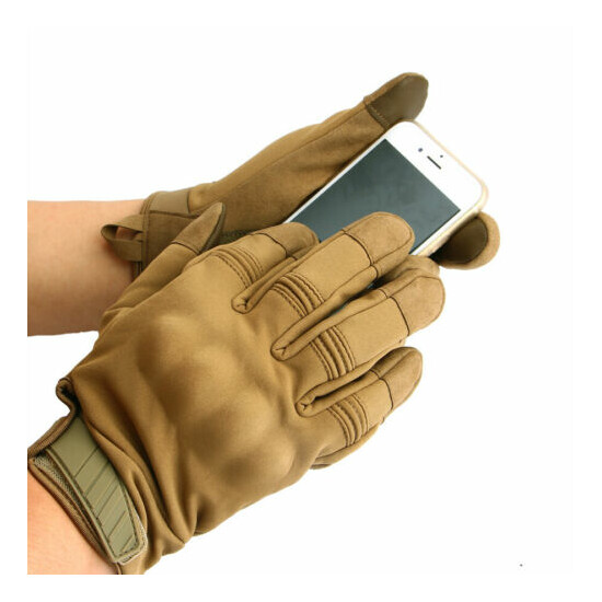 Tactical Touchscreen Gloves Winter Thermal Gloves Windproof Winter Sports Gloves {8}