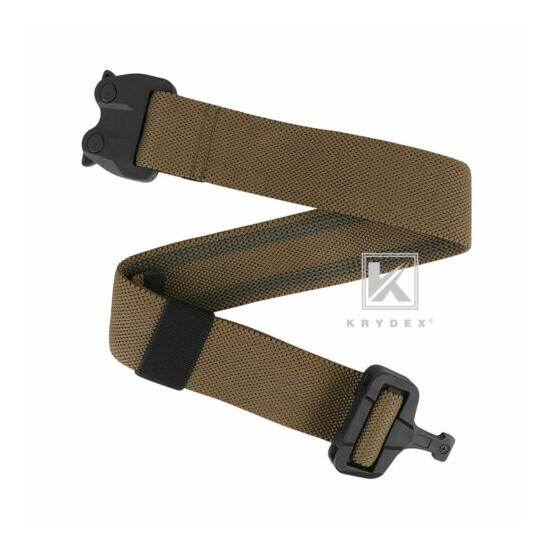 KRYDEX Tactical Thigh Strap Elastic Band for Drop Hanger Holster Coyote Brown {1}