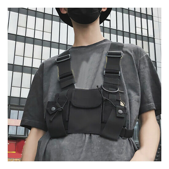 Fashion Tactical Chest Bag Waist Packs Egelant Streetwear Party Harness Pouch N3 {4}