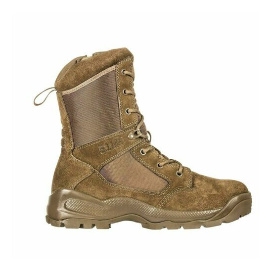5.11 Tactical Men's ATAC 2.0 8" Side Zip Military Dark Coyote Boot, Style 12393 {1}