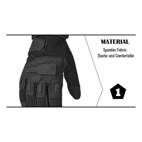 MensTactical Combat Gloves Army Military Outdoor Full Finger Hunting Gloves USA {8}