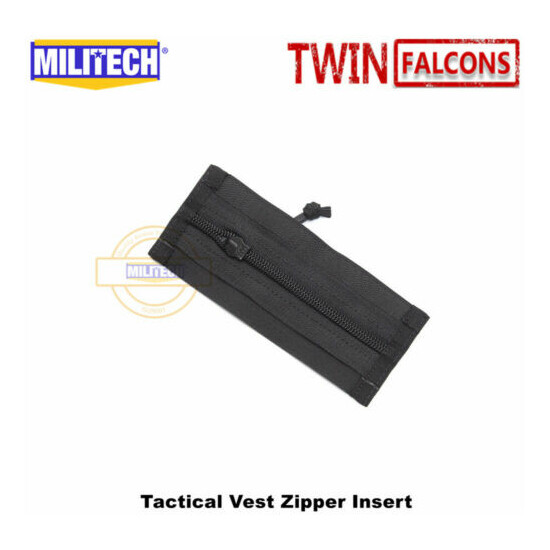 MILITECH Zipper Panel Insert Closure Zip For JPC Chassis MK3 Chest Rig YKKZipper {1}