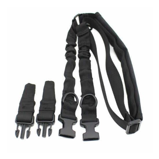 Tactical Quick Detach Stealth Rifle Sling 2 Two-point Heavy Duty Gun Sling Strap {1}