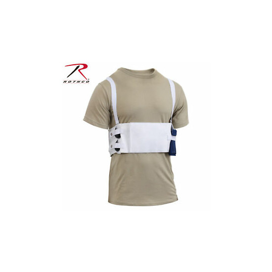 Rothco Deep Concealment Concealed Carry Chest Holster With Mag Pouches - White {1}