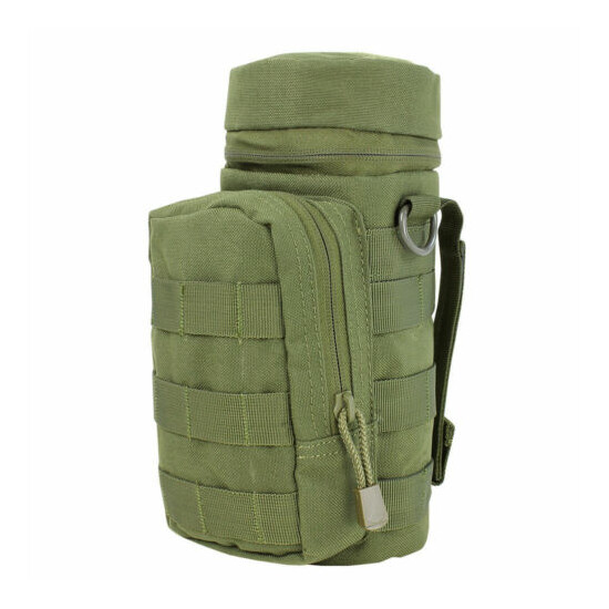 OD Green Molle Hydration Pouch Water Bottle Carrier Storage Holder Utility Bag {1}