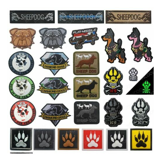 Embroidered Patch SHEEP DOG Army Military Decorative Patches Tactical {1}