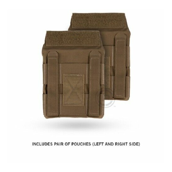 Crye Precision JPC Jumpable Plate Carrier Side Plate Pouch Set - Coyote Tan {1}