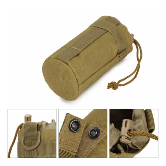Outdoor Tactical Molle Water Bottle Bag Military Hiking Travel Kettle Pouch {1}