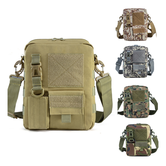 Sports Mens Chest Bag Sports Phone Assault Pack Hiking Camping Storage Bag Nylon {1}