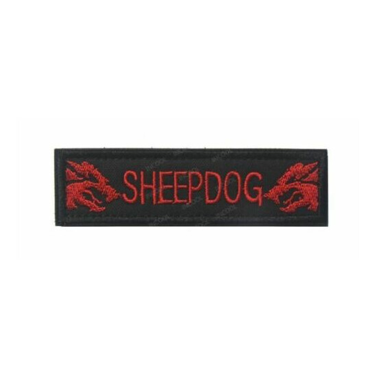 Embroidered Patch SHEEP DOG Army Military Decorative Patches Tactical {42}