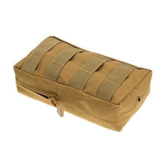 Tactical Molle Pouch Bag Utility EDC Pouch for Backpack Outdoor Waist Belt Pack {15}
