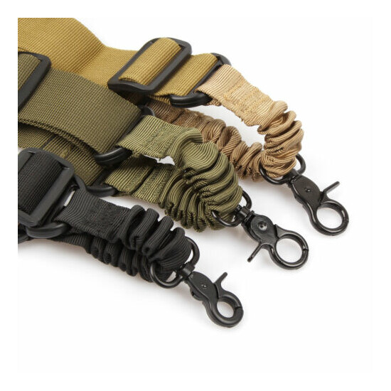 Tactical 1 Point Gun Sling Buckle Shoulder Strap Rifle Hunting Adjustable Belts {3}