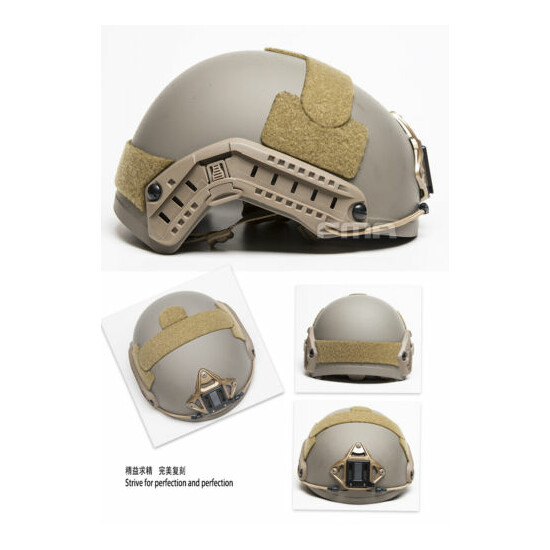 FMA Ballistic Helmet Tactical Airsoft Paintball Aramid Thicken Heavy Version {3}