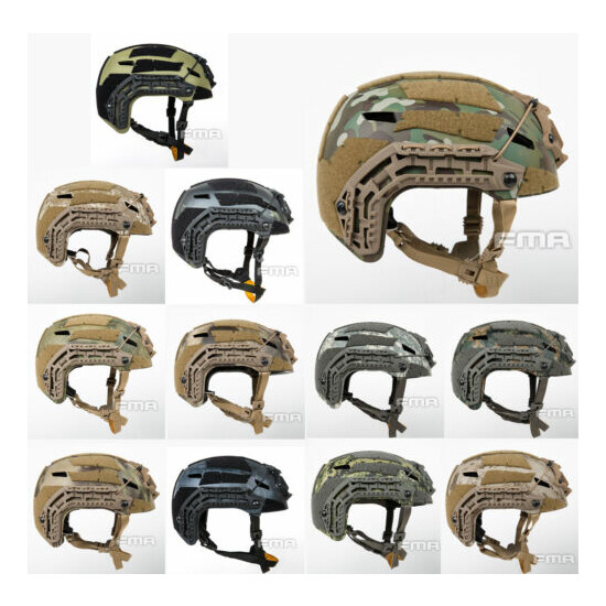 FMA Tactical Airsoft Paintball Caiman Ballistic Multicam Helmet (M/L) 12 Colors {1}