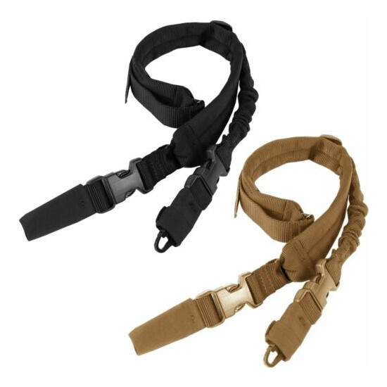Condor 211181 2 Point/1 Point Side-Buckle Swiftlink Padded Bungee Rifle Sling  {1}