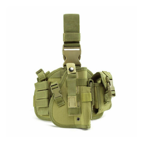 Outdoor Adjustable Hunting Molle Tactical Pistol Gun Holster Bullet Pouch Holder {46}